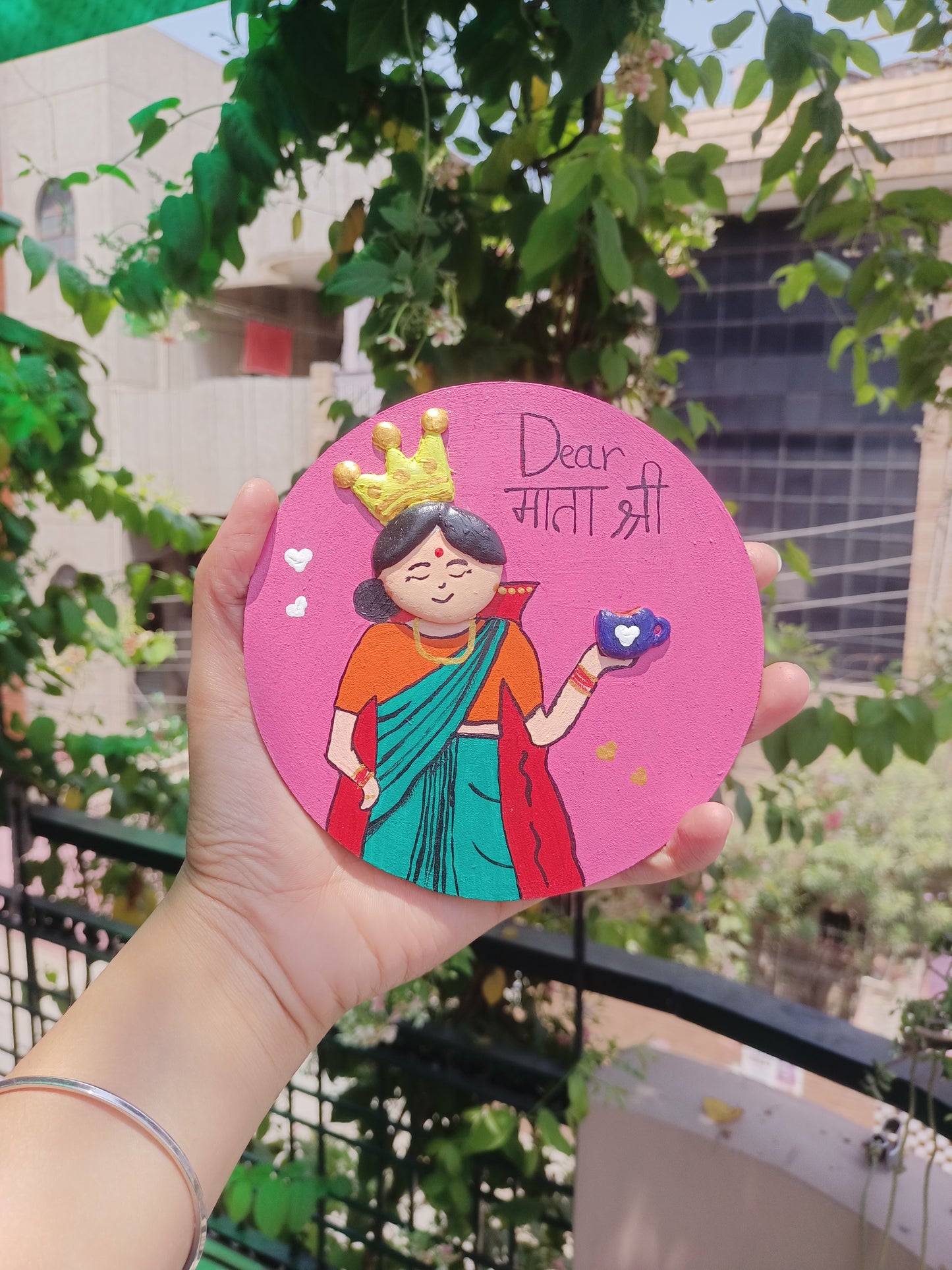 Dear Mata Shri – Handmade Mother’s Day Fridge Magnet