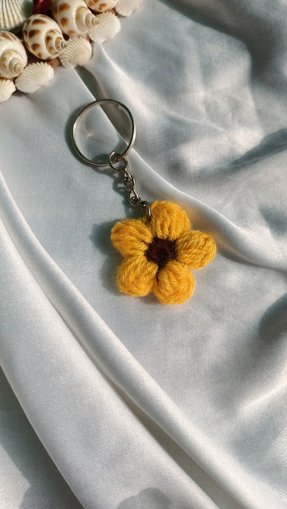 Mini Sunflower Keychain