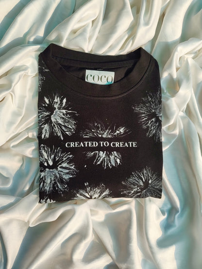 Hand-Painted Oversized T-Shirt