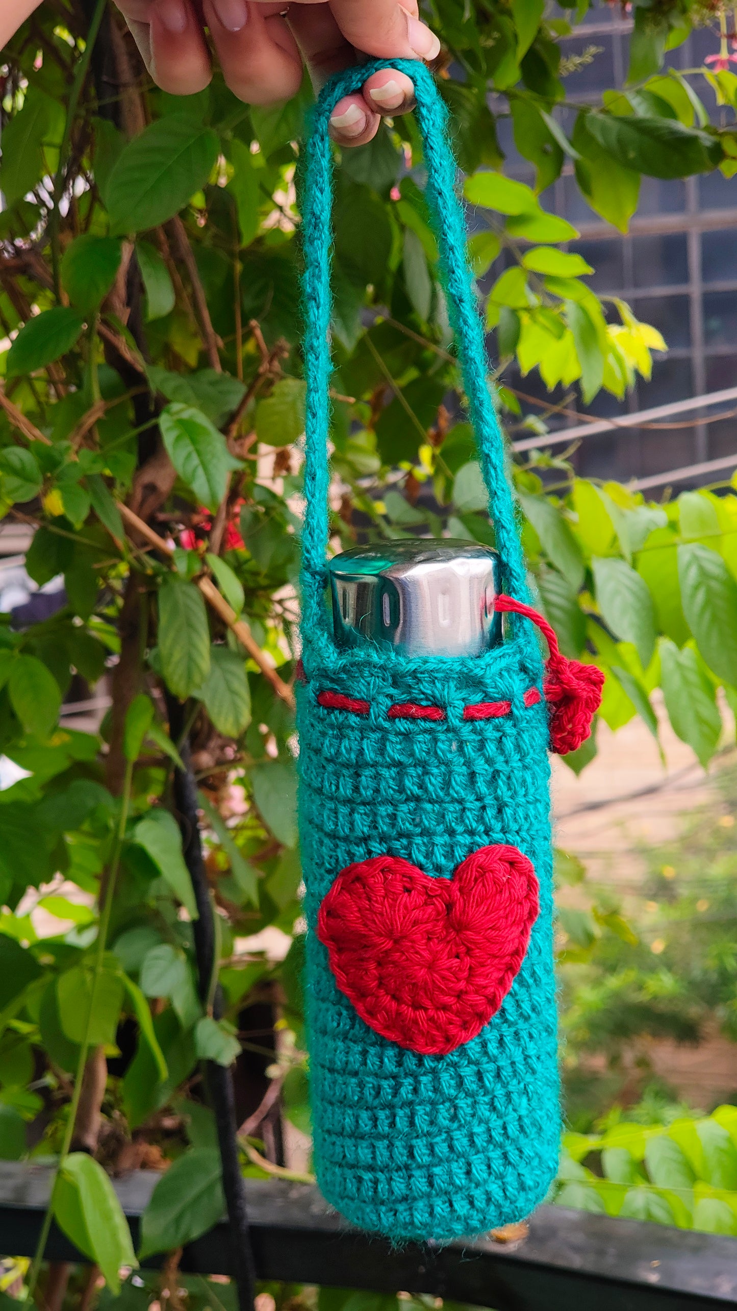 Love on the Go - Crochet Baby Bottle Cove