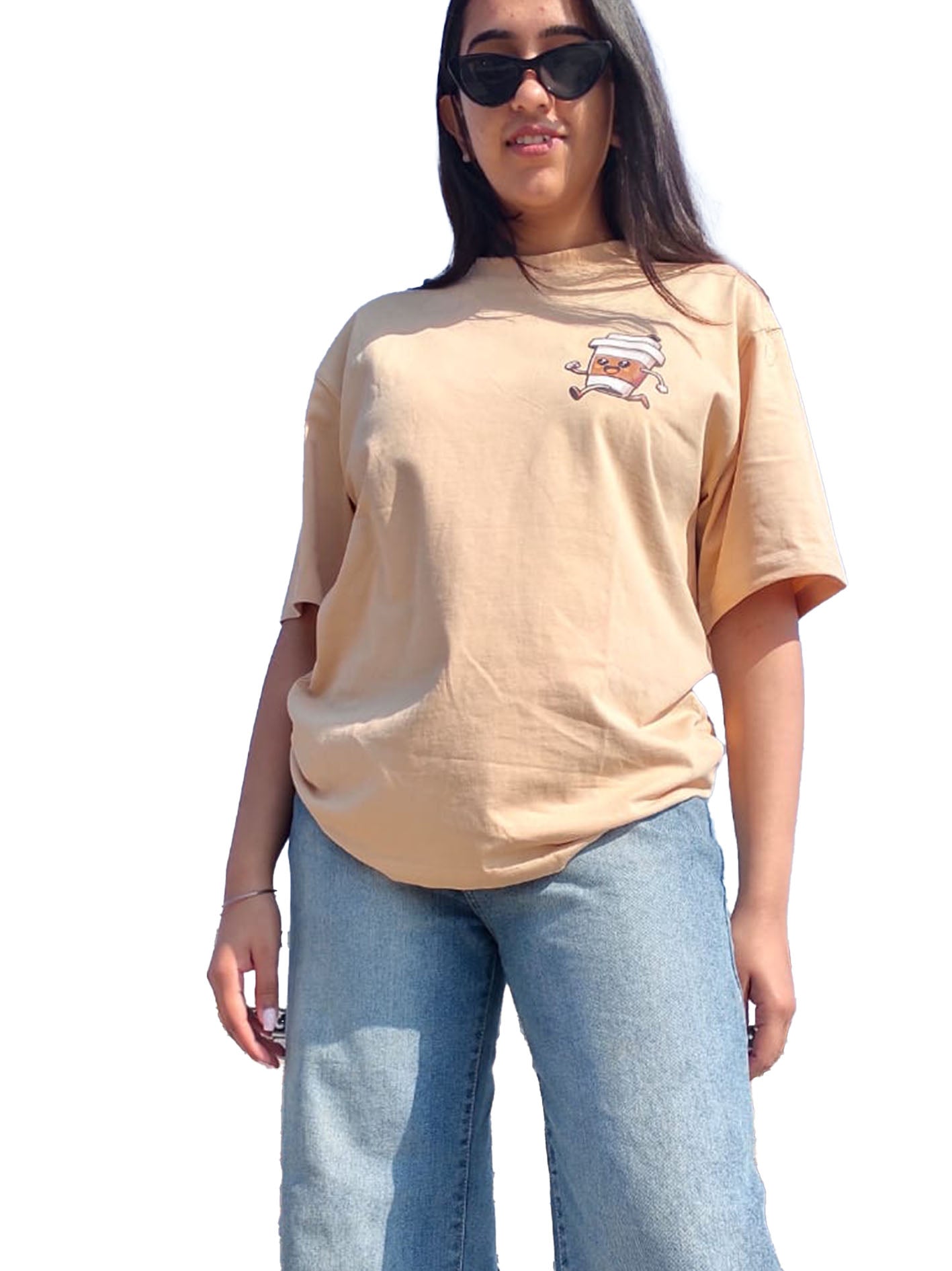 Coffee Headed Oversized T-shirt