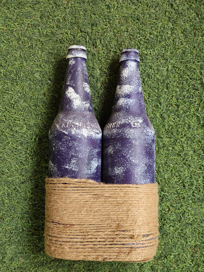 Rustic Twin Bottle Decor