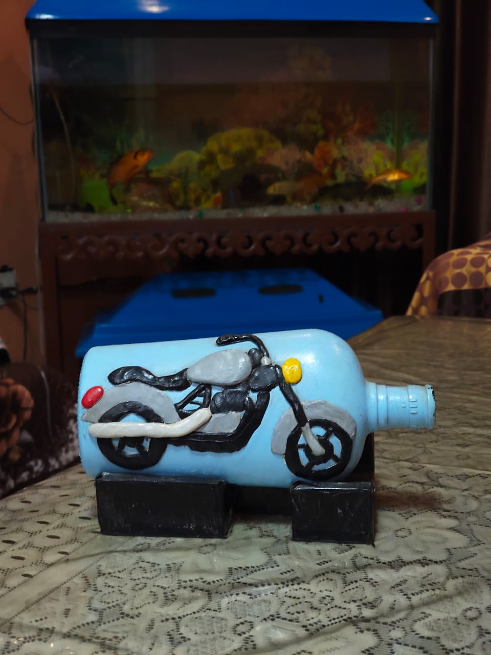 Royal Enfield Bullet Painted Bottle