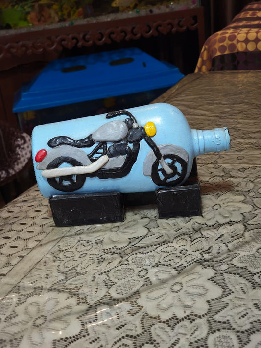 Royal Enfield Bullet Painted Bottle