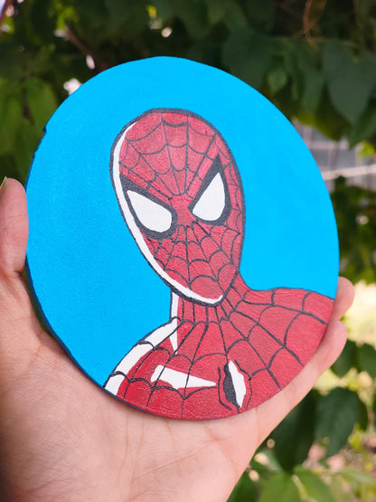 handpainted spider frdige magnet 