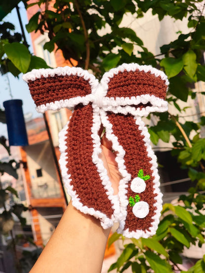 Sweetcore Crochet Bow Clip