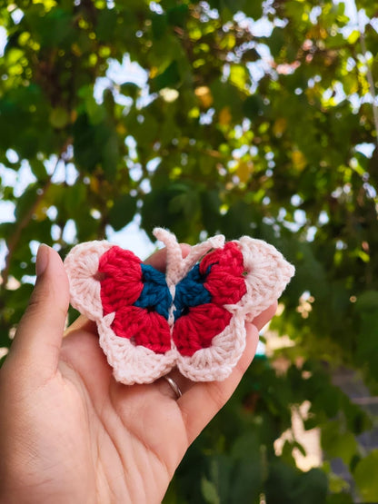 Dreamy Butterfly Crochet Clip
