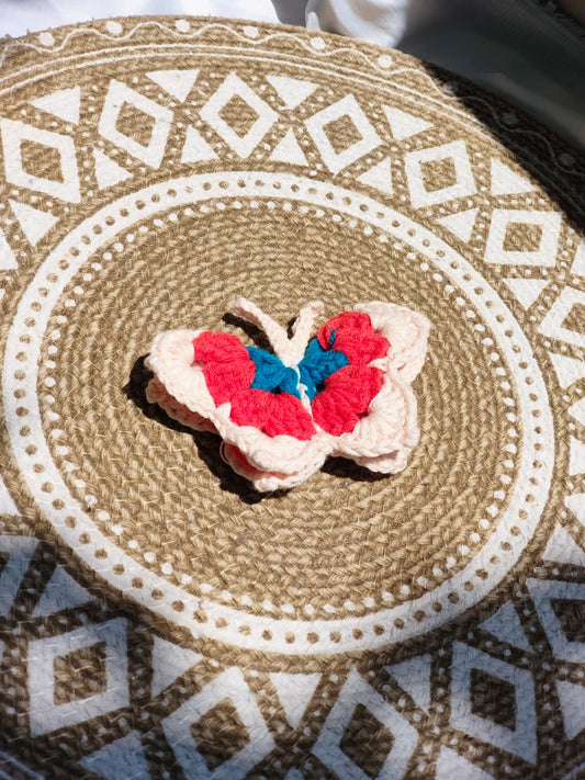 Dreamy Butterfly Crochet Clip