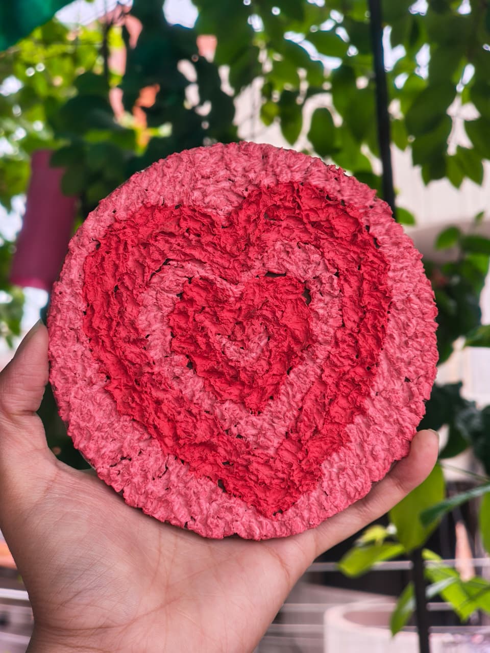 Blush Heart Fridge Magnet