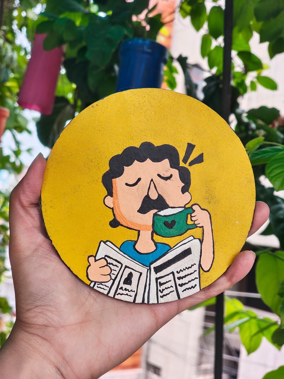 Lazy Sunday Fridge Magnet