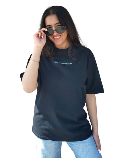 Created to create | Oversized T-shirt